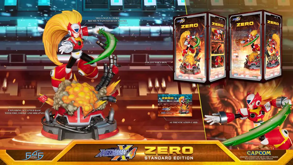 Mega Man X Socha Zero 43 cm fotografii produktu