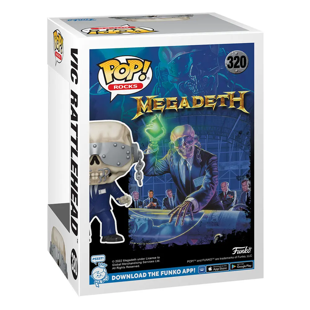 Megadeth POP! Rocks Vinylová figurka Vic Rattlehead 9 cm fotografii produktu