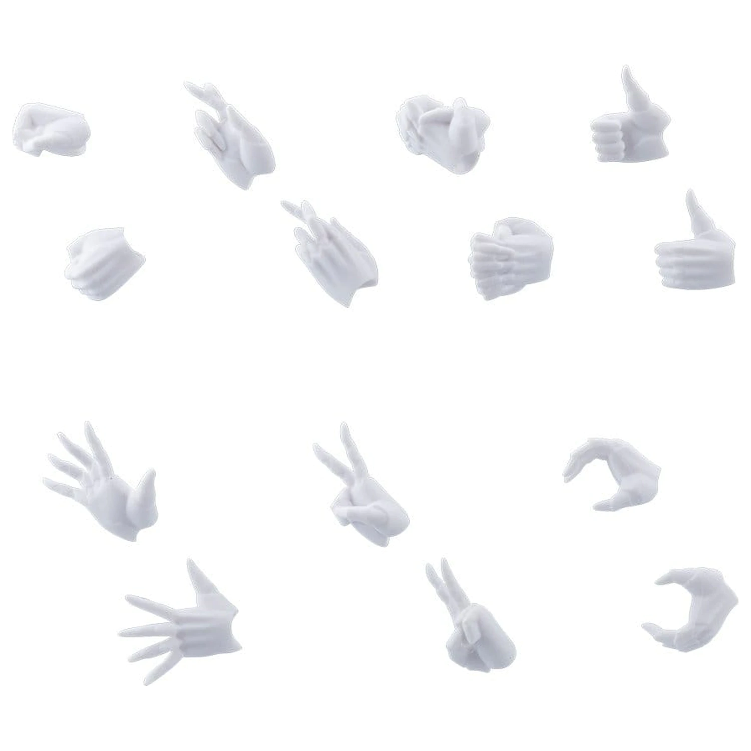 Megalomaria Unlimited Universe Model Kit sada příslušenství Ex ruční jednotka ženského typu A WHITE Ver. fotografii produktu