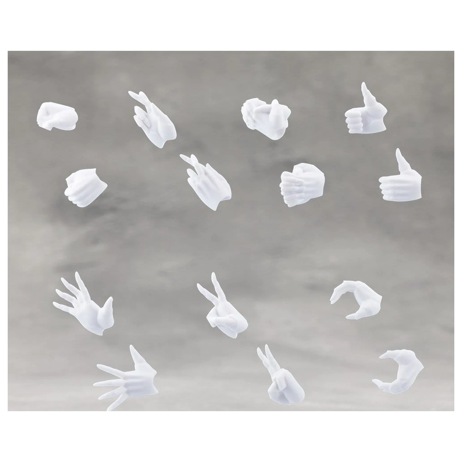 Megalomaria Unlimited Universe Model Kit sada příslušenství Ex ruční jednotka ženského typu A WHITE Ver. fotografii produktu