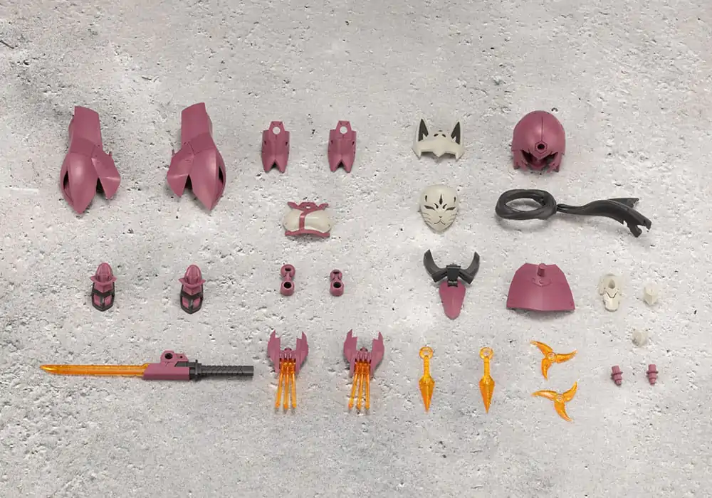 Megalomaria Unlimited Universe Model Kit Accessory Set Metamorphose Unit Exarmor Ninja Fox – modelářská sada příslušenství fotografii produktu