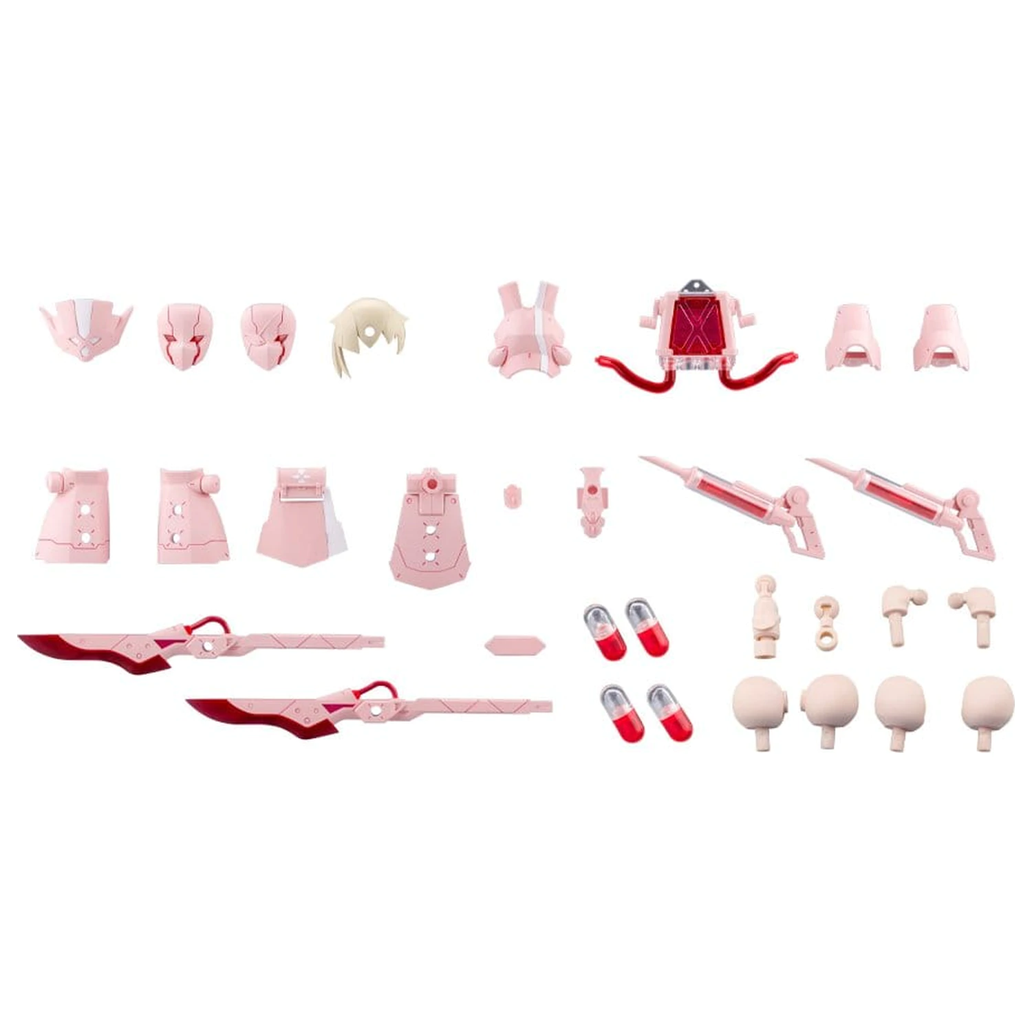 Megalomaria Unlimited Universe sada příslušenství k plastovému modelu Metamorphose Unit Exarmor Pink Nurse fotografii produktu