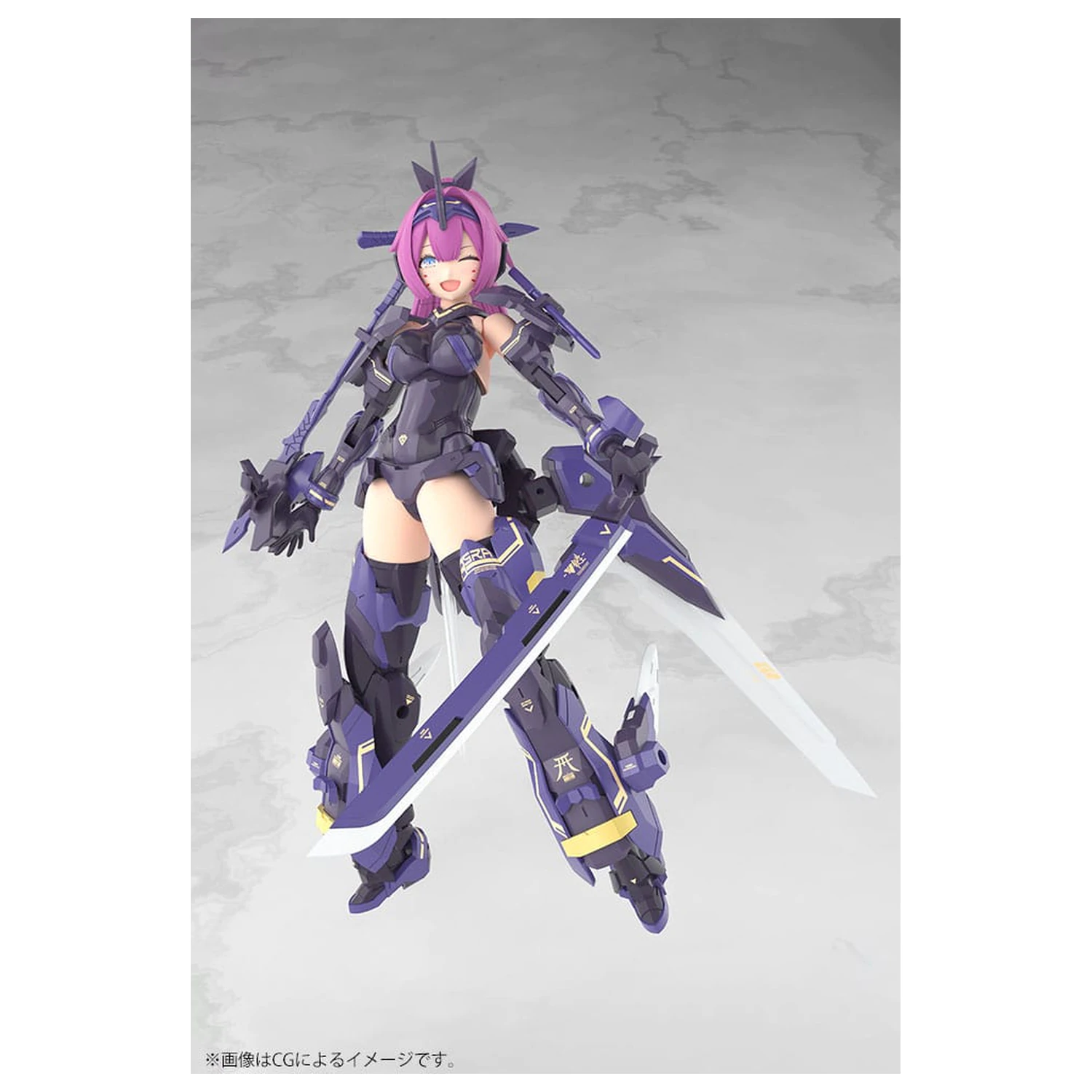 Megami Device Plastikový model Kit 1/1 Asra Archer Kizuna Shadow Edition Full Package 14 cm fotografii produktu