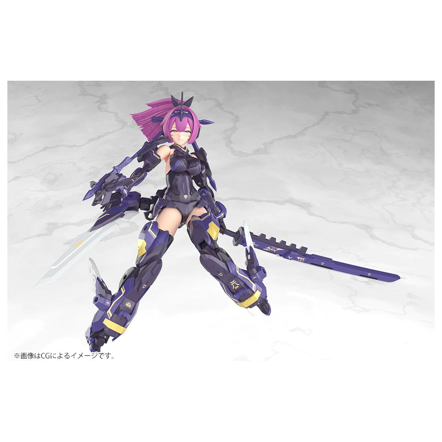 Megami Device Plastikový model Kit 1/1 Asra Archer Kizuna Shadow Edition Full Package 14 cm fotografii produktu