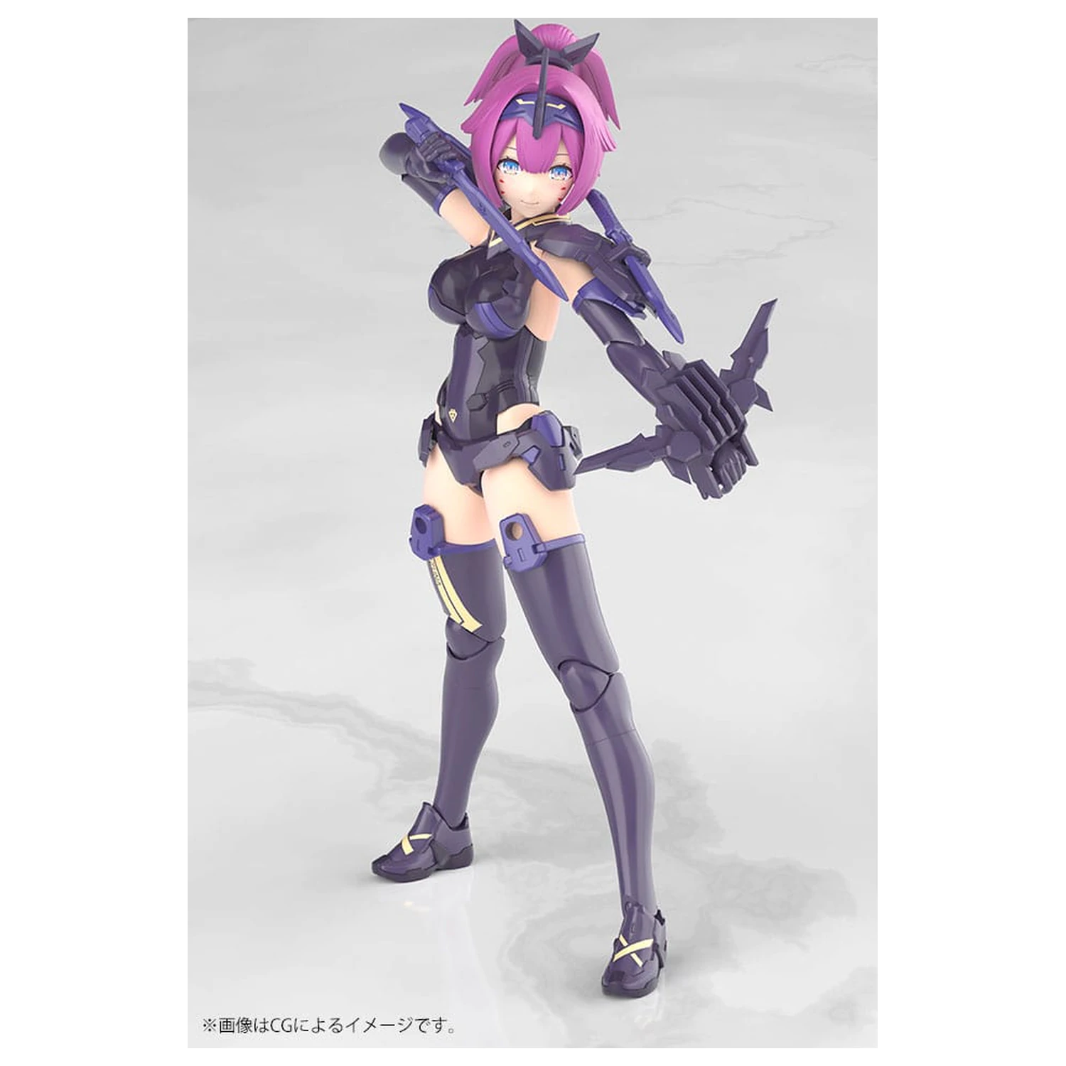Megami Device Plastikový model Kit 1/1 Asra Archer Kizuna Shadow Edition Full Package 14 cm fotografii produktu