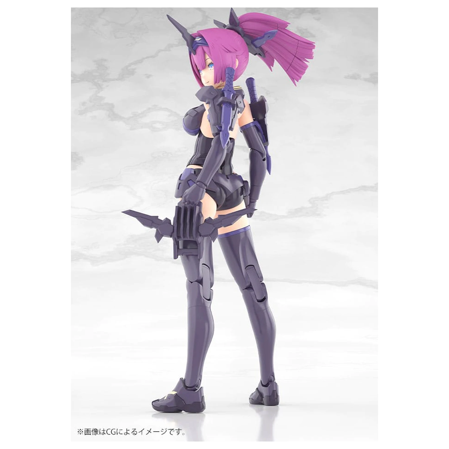 Megami Device Plastikový model Kit 1/1 Asra Archer Kizuna Shadow Edition Full Package 14 cm fotografii produktu