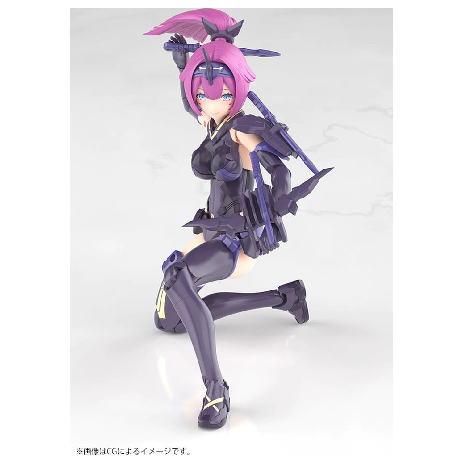 Megami Device Plastikový model Kit 1/1 Asra Archer Kizuna Shadow Edition Full Package 14 cm fotografii produktu