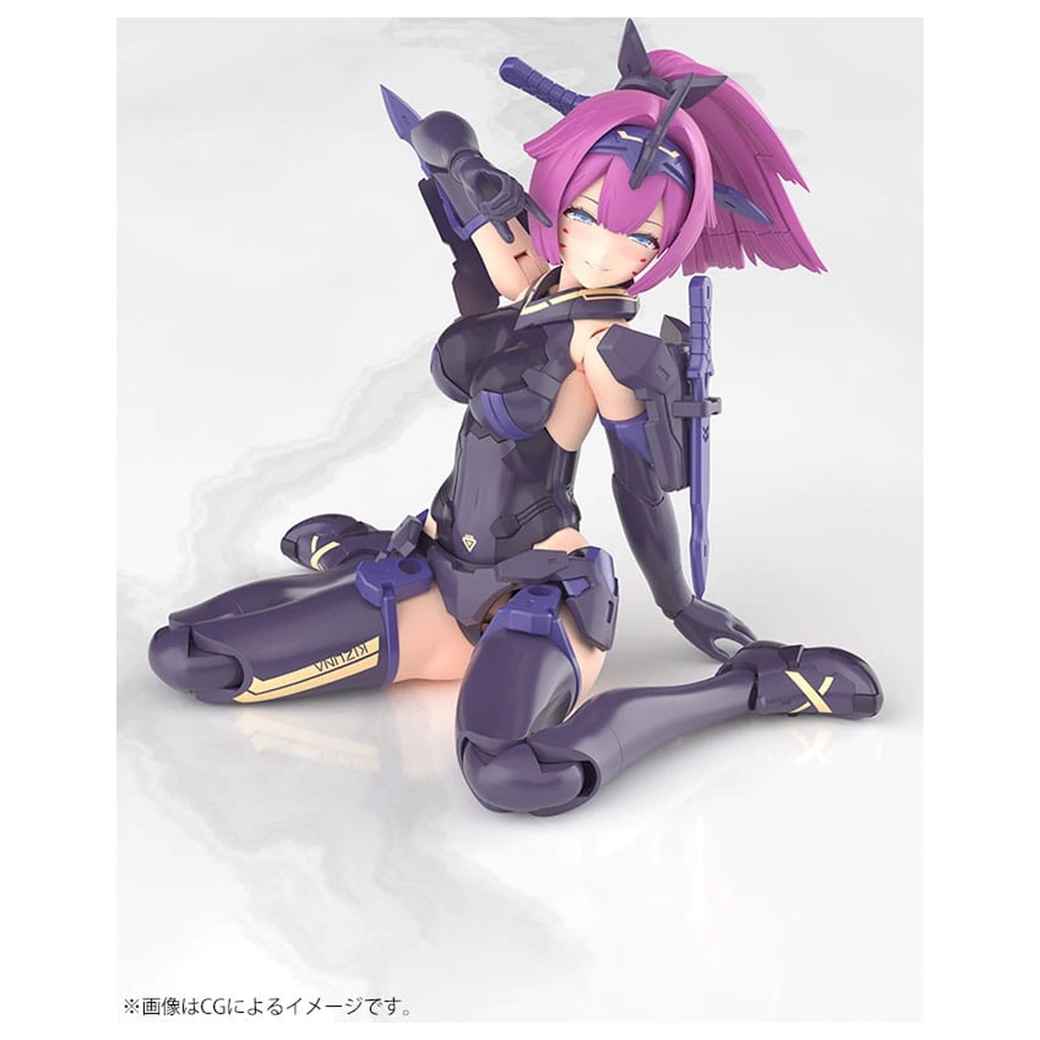 Megami Device Plastikový model Kit 1/1 Asra Archer Kizuna Shadow Edition Full Package 14 cm fotografii produktu