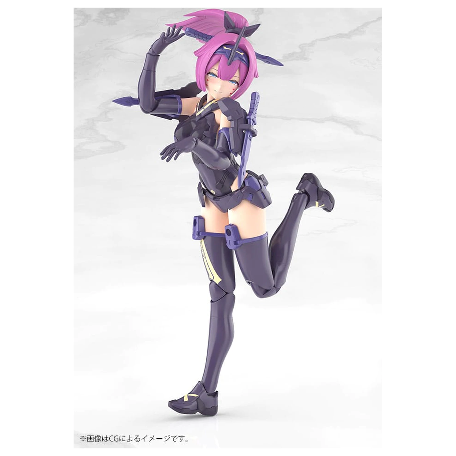 Megami Device Plastikový model Kit 1/1 Asra Archer Kizuna Shadow Edition Full Package 14 cm fotografii produktu