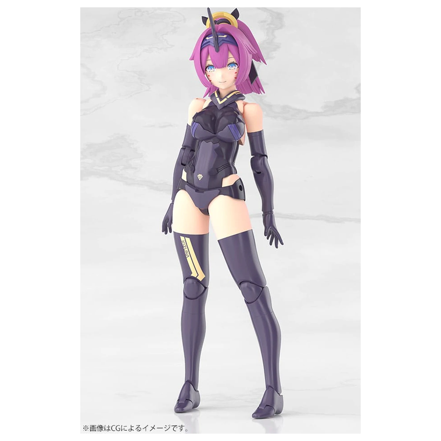 Megami Device Plastikový model Kit 1/1 Asra Archer Kizuna Shadow Edition Full Package 14 cm fotografii produktu