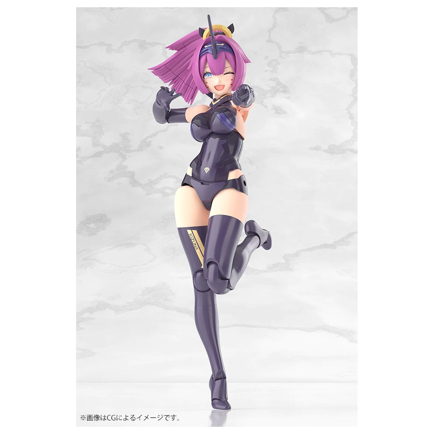 Megami Device Plastikový model Kit 1/1 Asra Archer Kizuna Shadow Edition Full Package 14 cm fotografii produktu