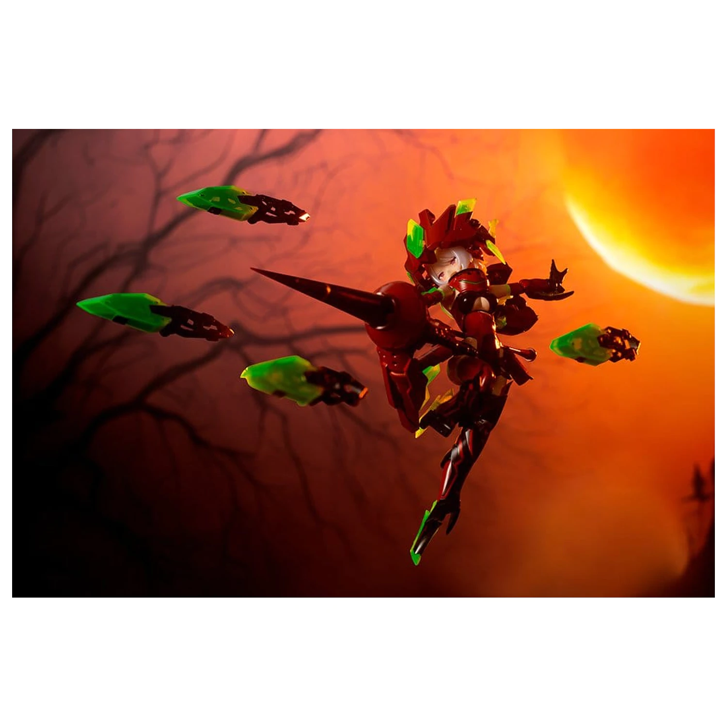 Megami Device Plastic Model Kit 1/1 Bullet Knights Exorcist Hell Blaze 15 cm fotografii produktu