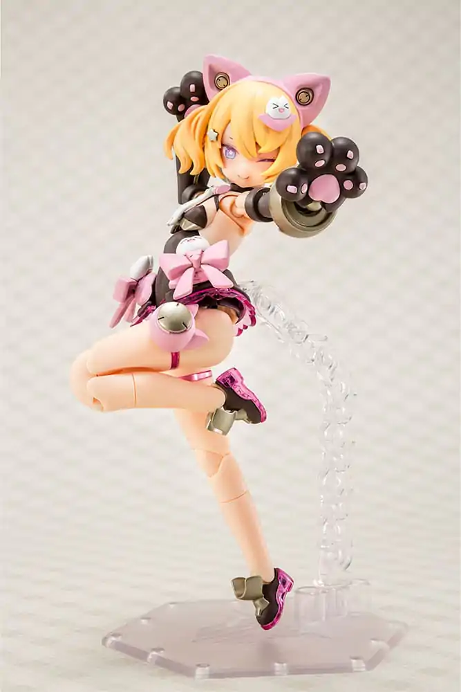 Megami Device plastová stavebnice 1/1 Puni Mofu Kuro Mao 14 cm fotografii produktu