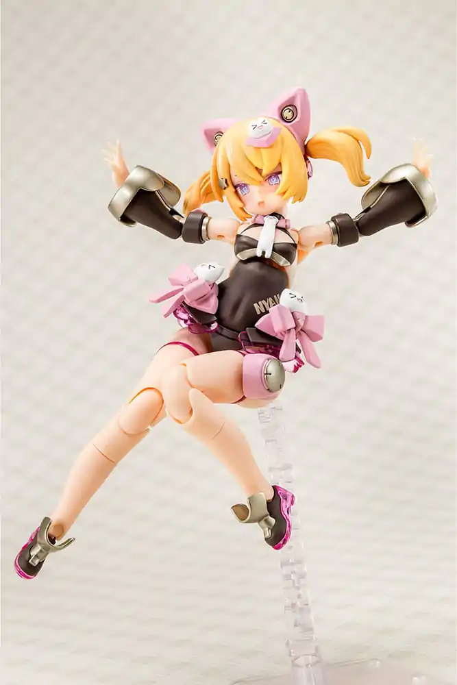 Megami Device plastová stavebnice 1/1 Puni Mofu Kuro Mao 14 cm fotografii produktu