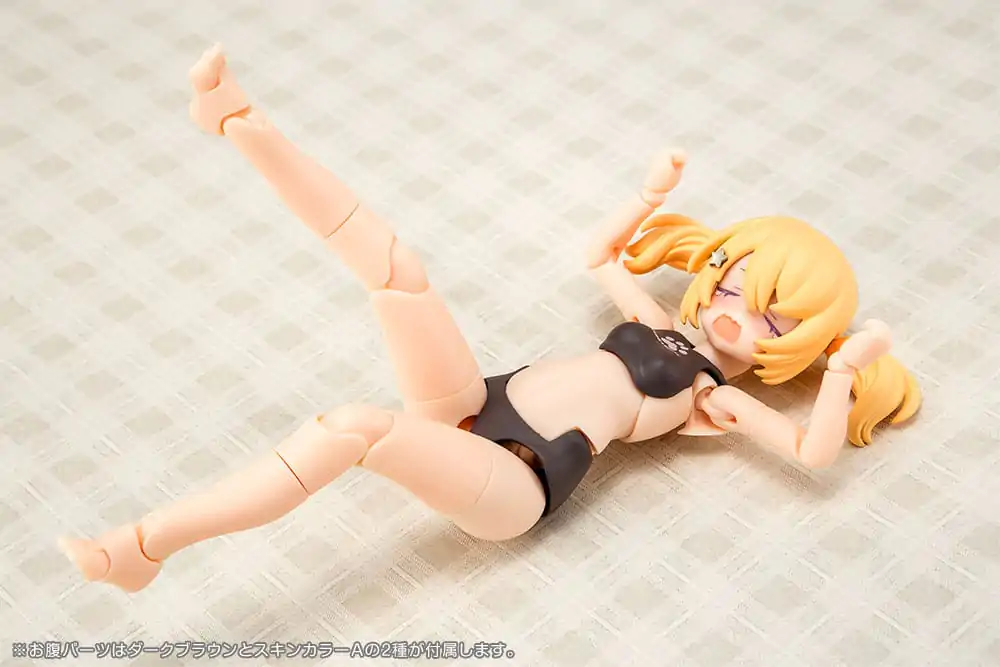 Megami Device plastová stavebnice 1/1 Puni Mofu Kuro Mao 14 cm fotografii produktu