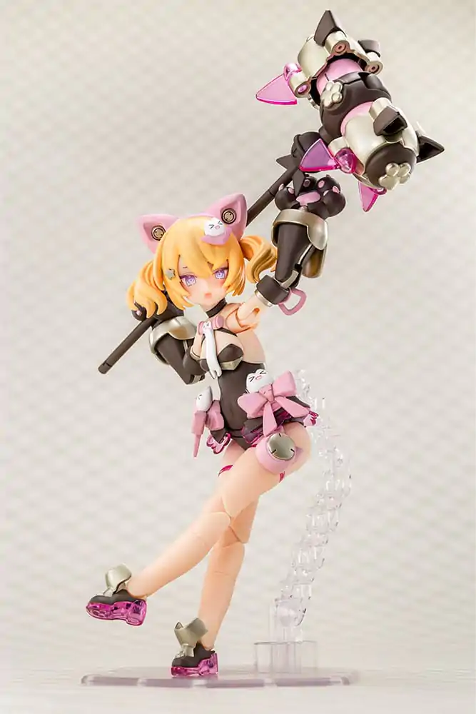 Megami Device plastová stavebnice 1/1 Puni Mofu Kuro Mao 14 cm fotografii produktu