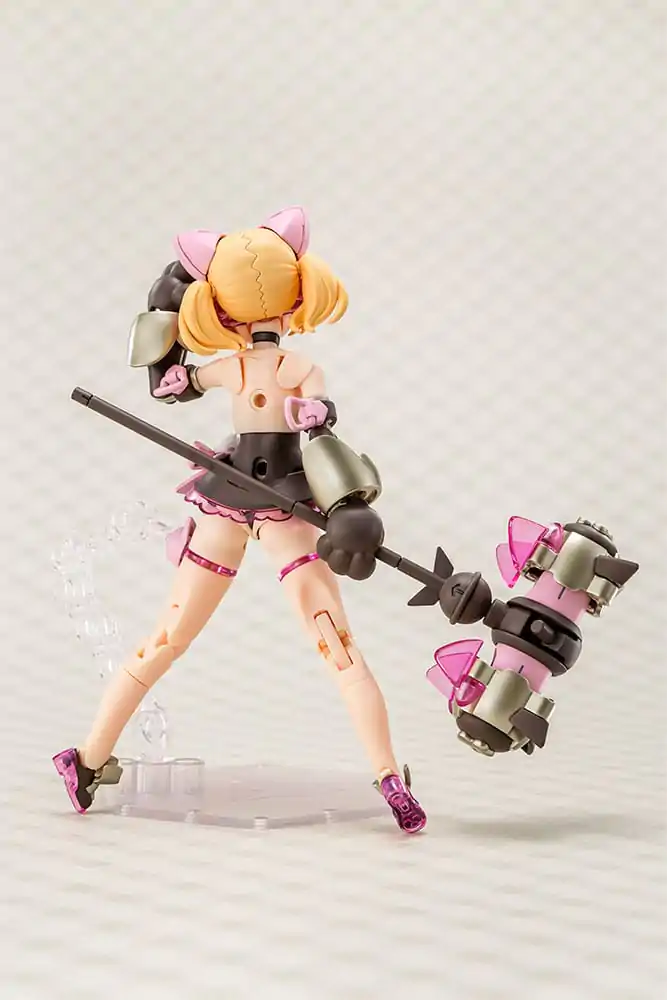 Megami Device plastová stavebnice 1/1 Puni Mofu Kuro Mao 14 cm fotografii produktu