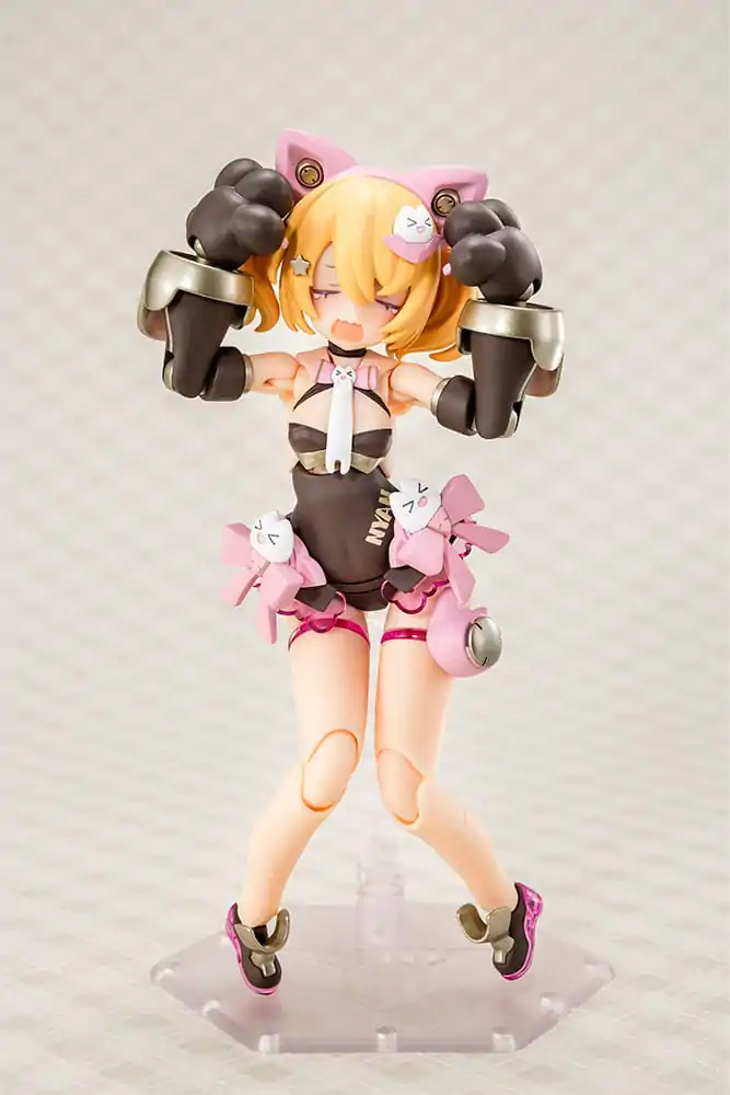 Megami Device plastová stavebnice 1/1 Puni Mofu Kuro Mao 14 cm fotografii produktu