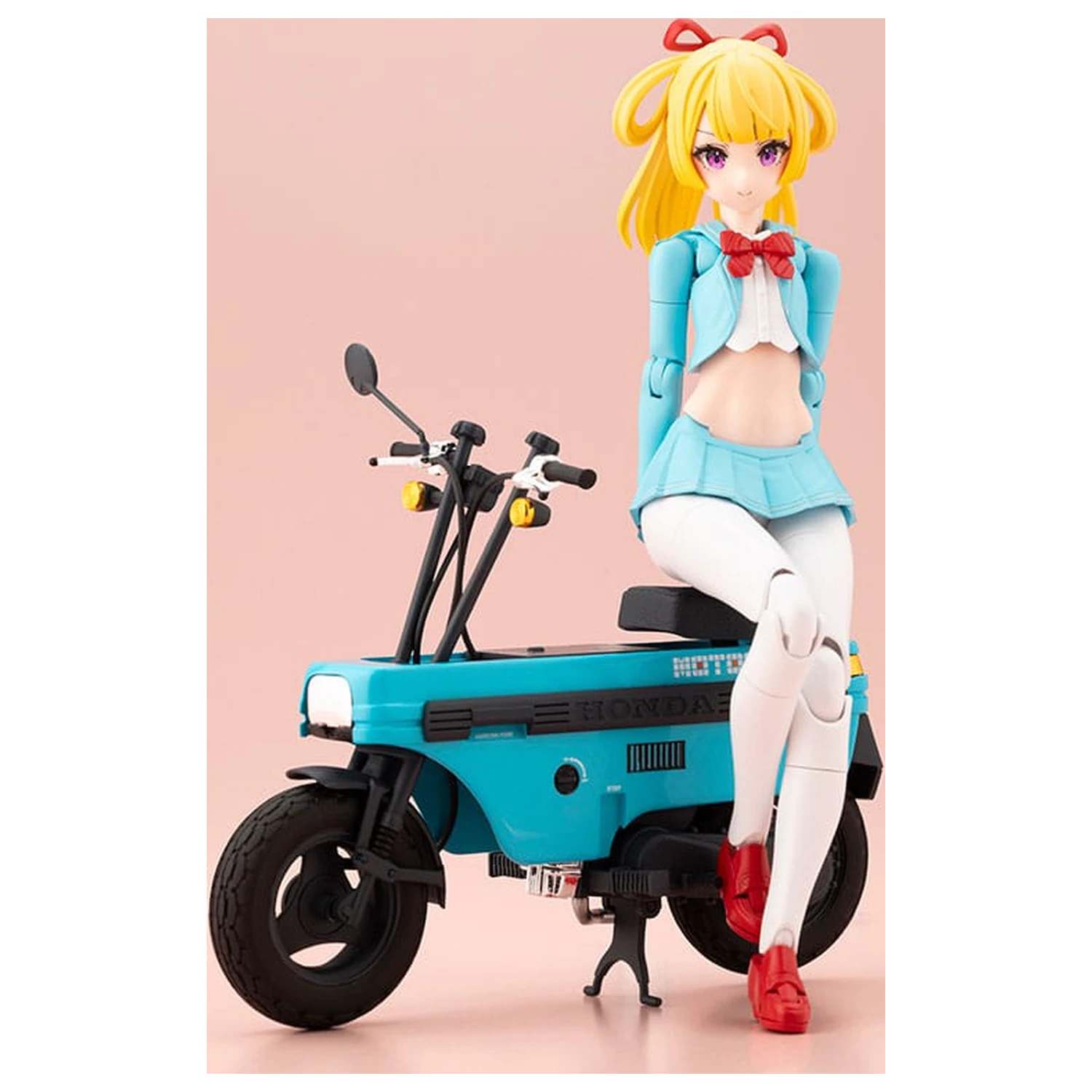 Megami Device Buster Doll Series Sestavitelná plastová stavebnice 1/1 Knight Alice s Honda AB12 Motocompo 15 cm fotografii produktu