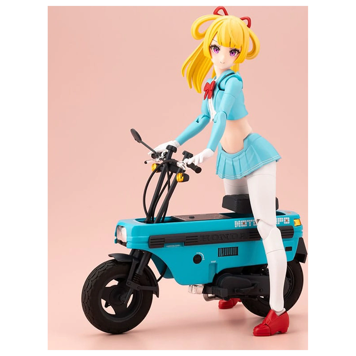 Megami Device Buster Doll Series Sestavitelná plastová stavebnice 1/1 Knight Alice s Honda AB12 Motocompo 15 cm fotografii produktu
