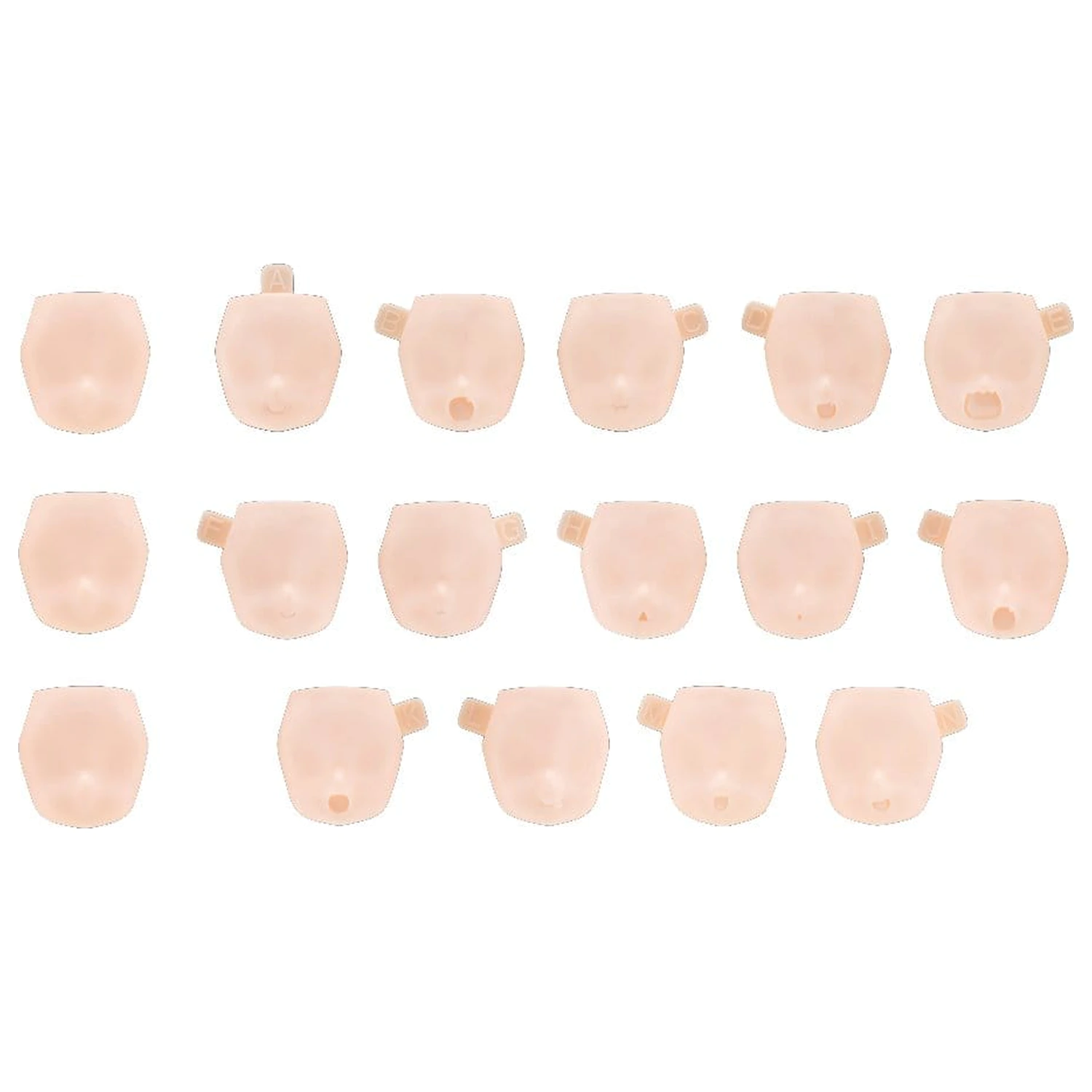 Megami Device M.S.G. Sada plastových modelů 1/1 10 Face Set Puni Mofu 01 Skin Color C fotografii produktu