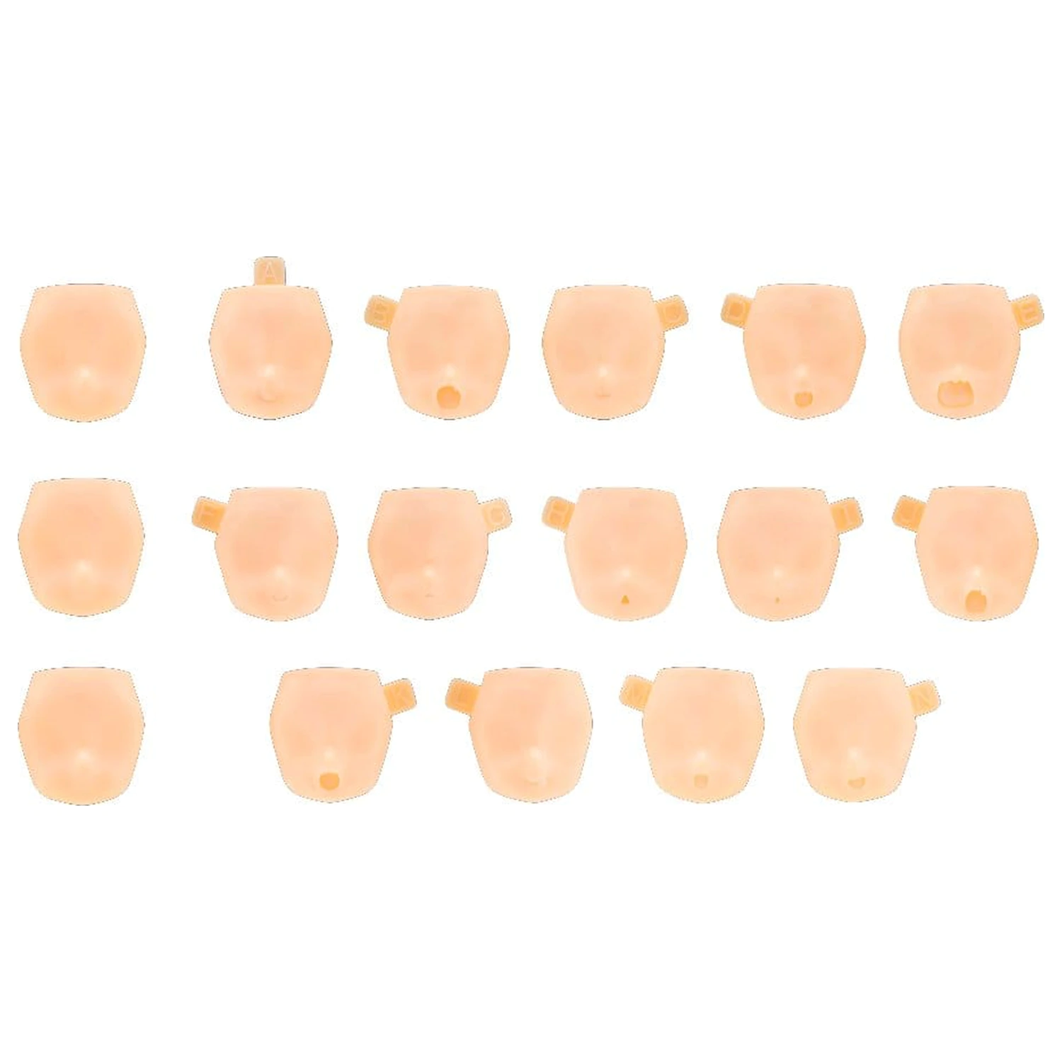 Megami Device M.S.G. Sada plastových modelů 1/1 10 Face Set Puni Mofu 01 Skin Color D fotografii produktu