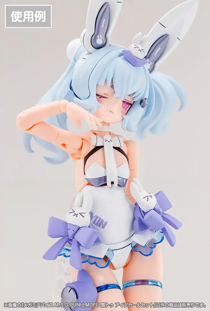 Megami Device M.S.G. Plastová modelová stavebnice 1/1 Puni Mofu Yuki Tu Sada očních obtisků fotografii produktu