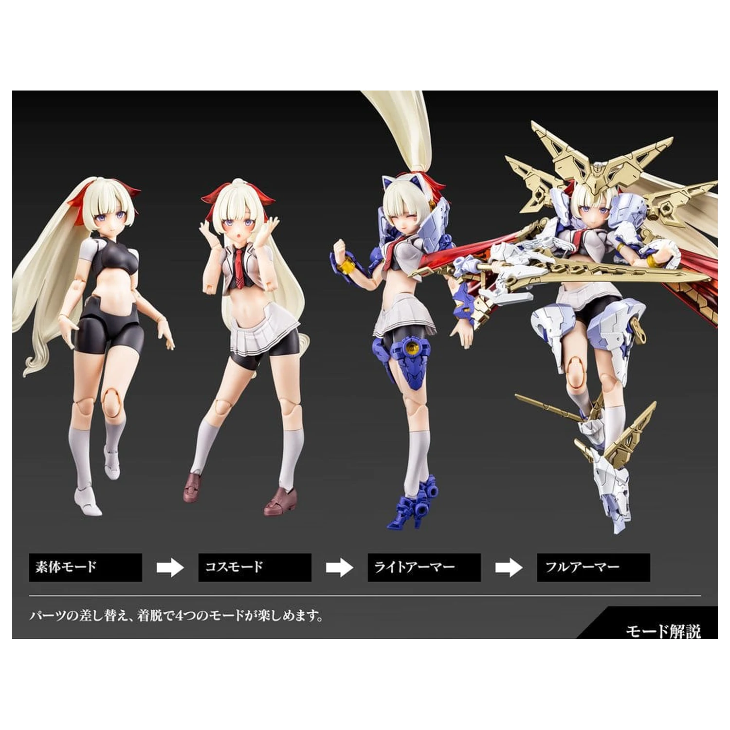 Megami Device Plastikový model 1/1 Buster Doll Paladin (Dotisk) 18 cm fotografii produktu