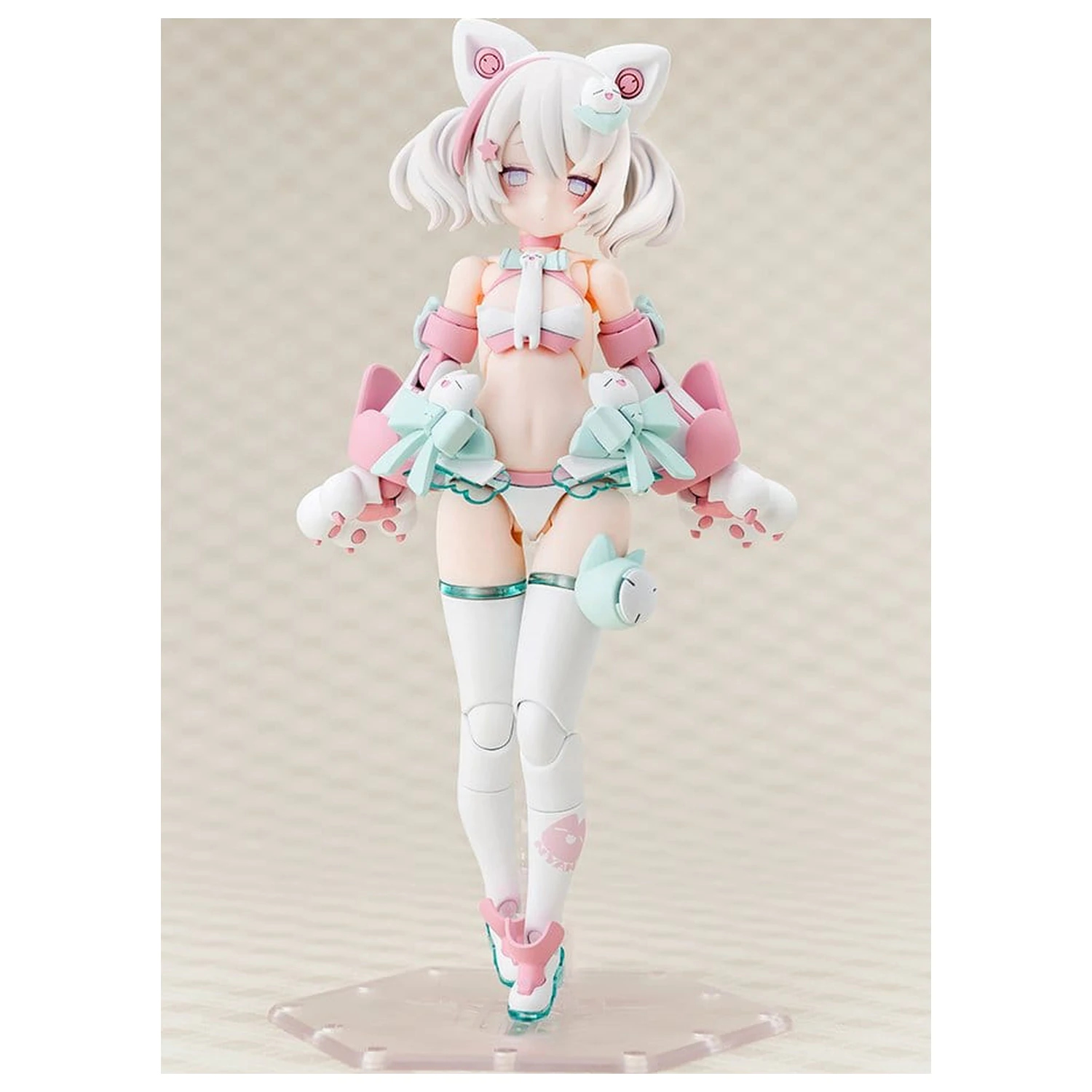 Megami Device Plastikový model Kit 1/1 Puni Mofu Shiro Mao 14 cm fotografii produktu