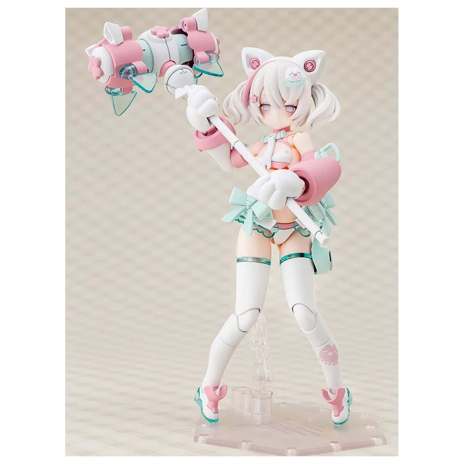 Megami Device Plastikový model Kit 1/1 Puni Mofu Shiro Mao 14 cm fotografii produktu