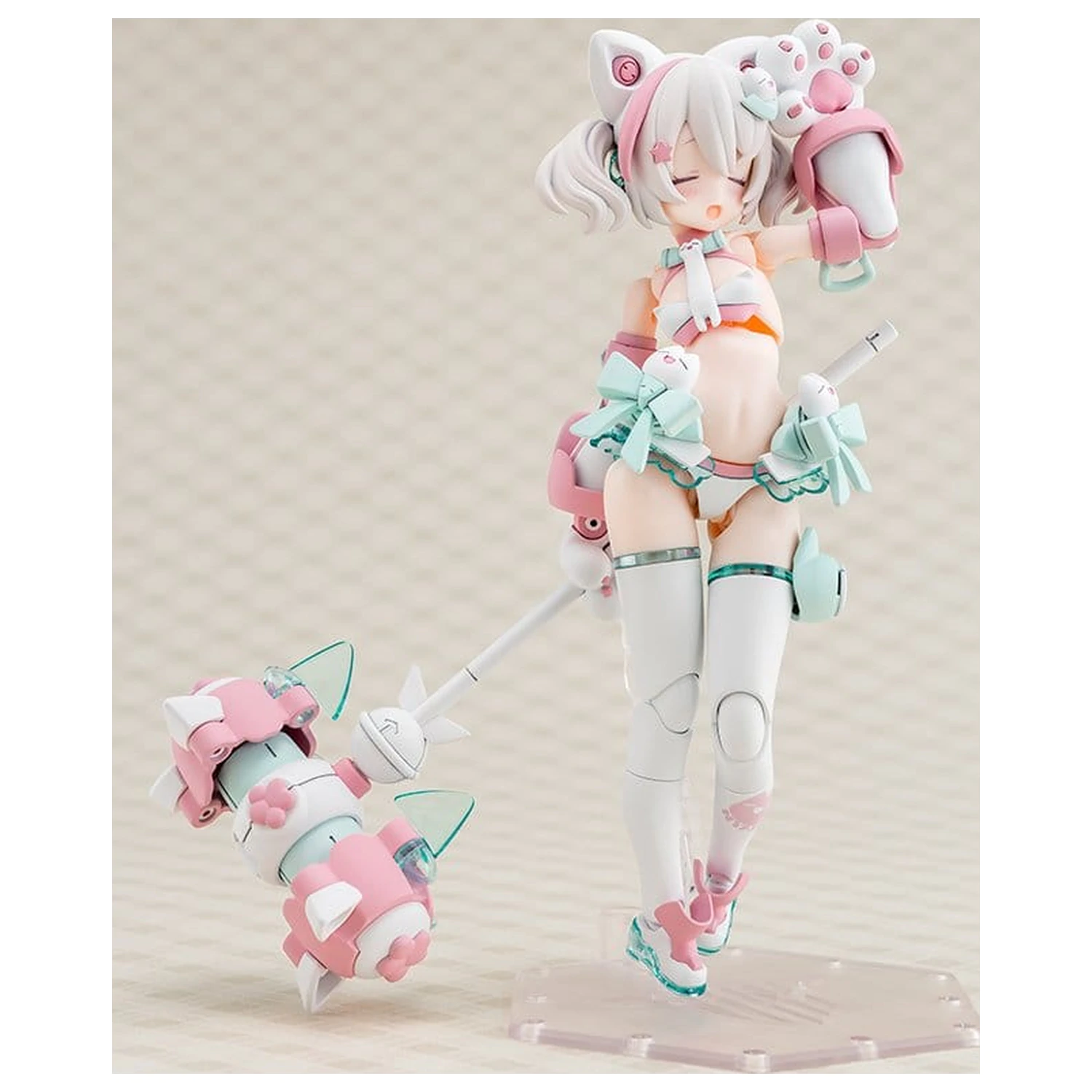 Megami Device Plastikový model Kit 1/1 Puni Mofu Shiro Mao 14 cm fotografii produktu