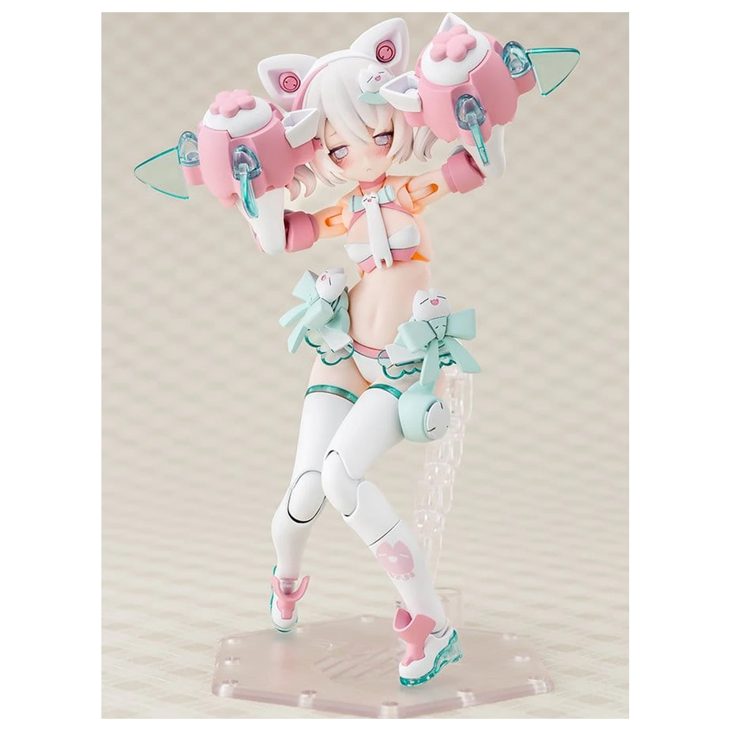 Megami Device Plastikový model Kit 1/1 Puni Mofu Shiro Mao 14 cm fotografii produktu