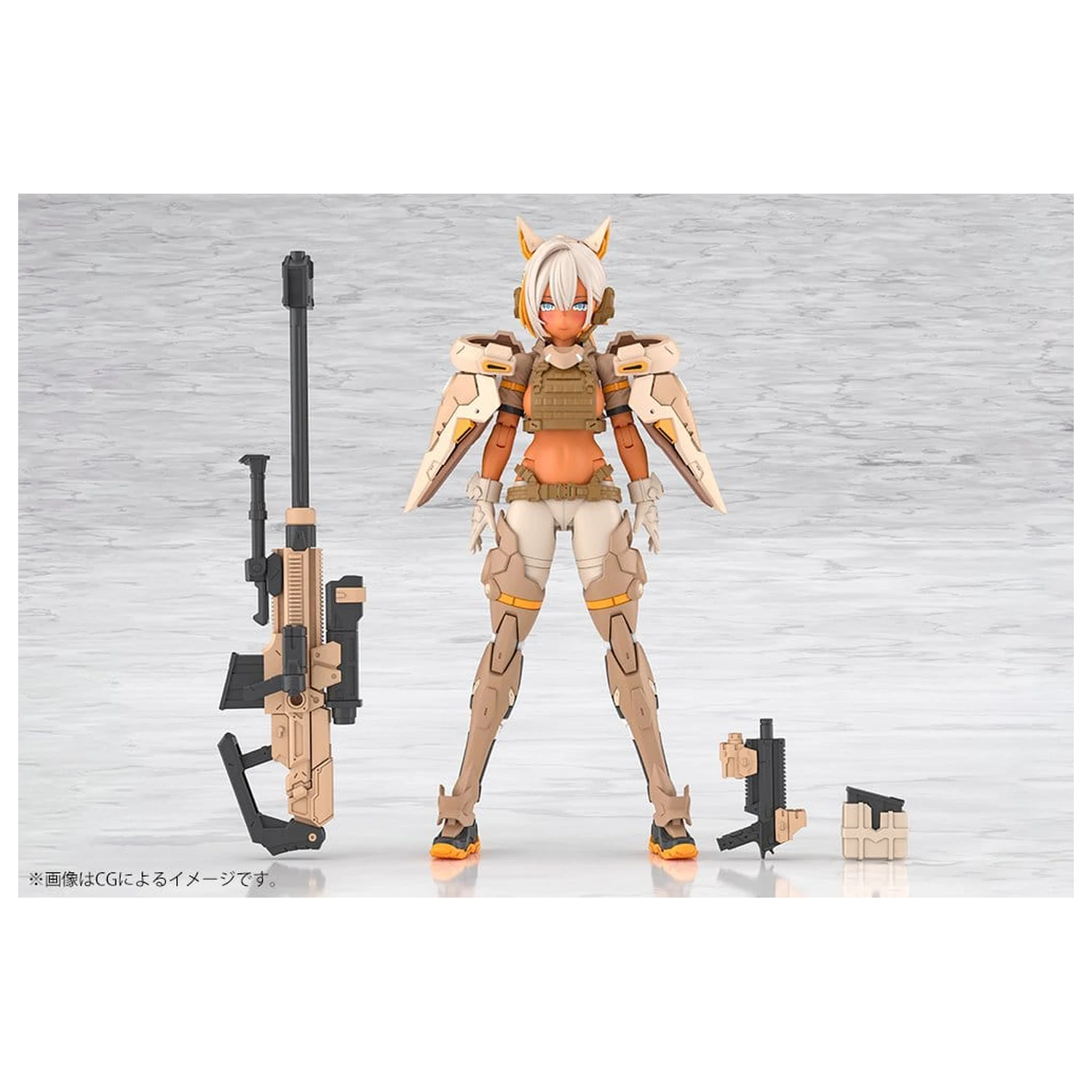 Megami Device Plastikový Model 1/1 Yggdrasis Skoll Sharpshooter Tempest 16 cm fotografii produktu