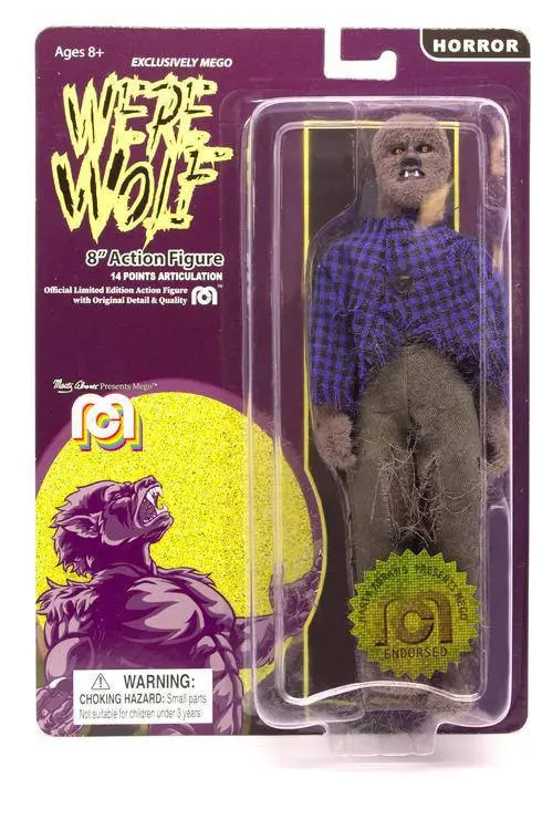 Mego Horror akční figurka Werewolf (Flocked) 20 cm fotografii produktu