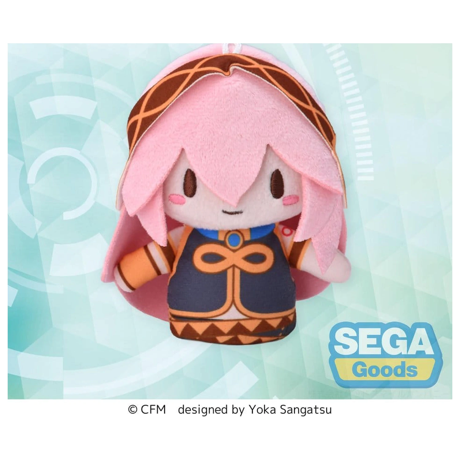 Megurine Luka Fuwa Petit Plyšová Figurka Finger Mascot 10 cm fotografii produktu