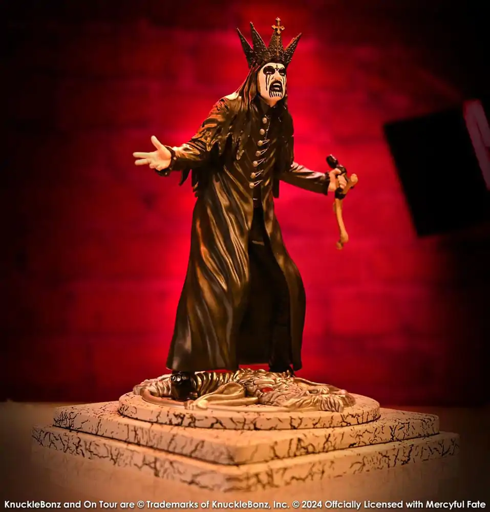 Mercyful Fate Rock Iconz Statue King Diamond III (Black Version) 22 cm soška fotografii produktu