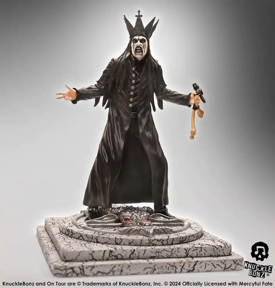 Mercyful Fate Rock Iconz Statue King Diamond III (Black Version) 22 cm soška fotografii produktu