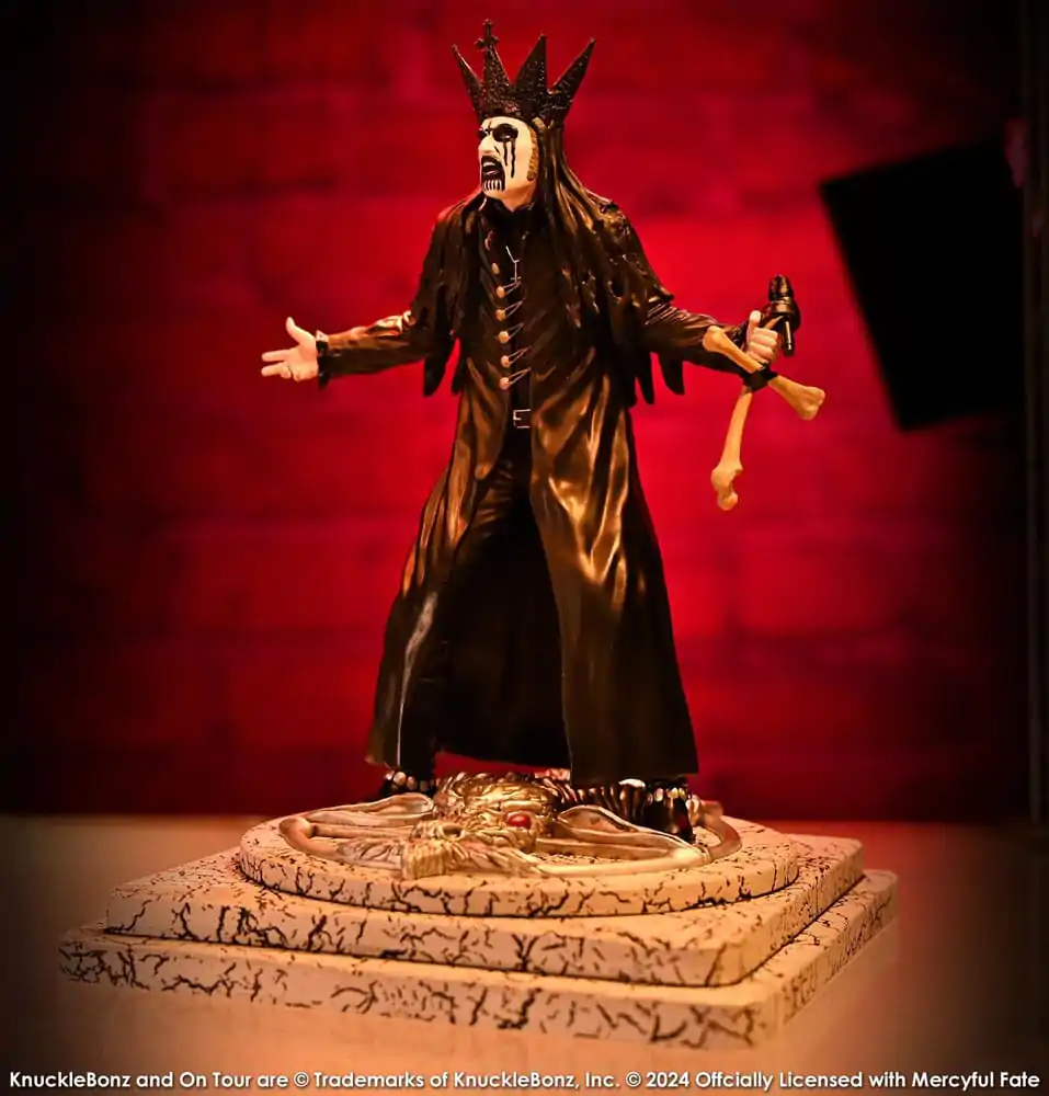 Mercyful Fate Rock Iconz Statue King Diamond III (Black Version) 22 cm soška fotografii produktu