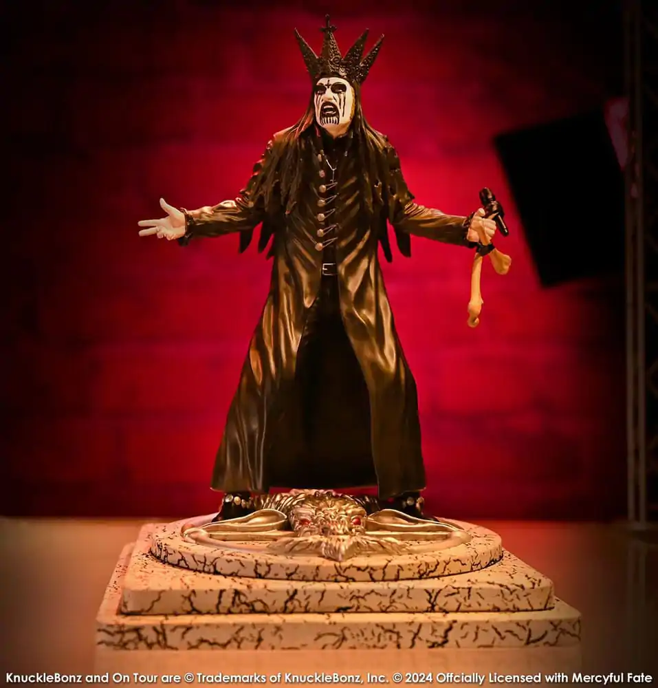 Mercyful Fate Rock Iconz Statue King Diamond III (Black Version) 22 cm soška fotografii produktu