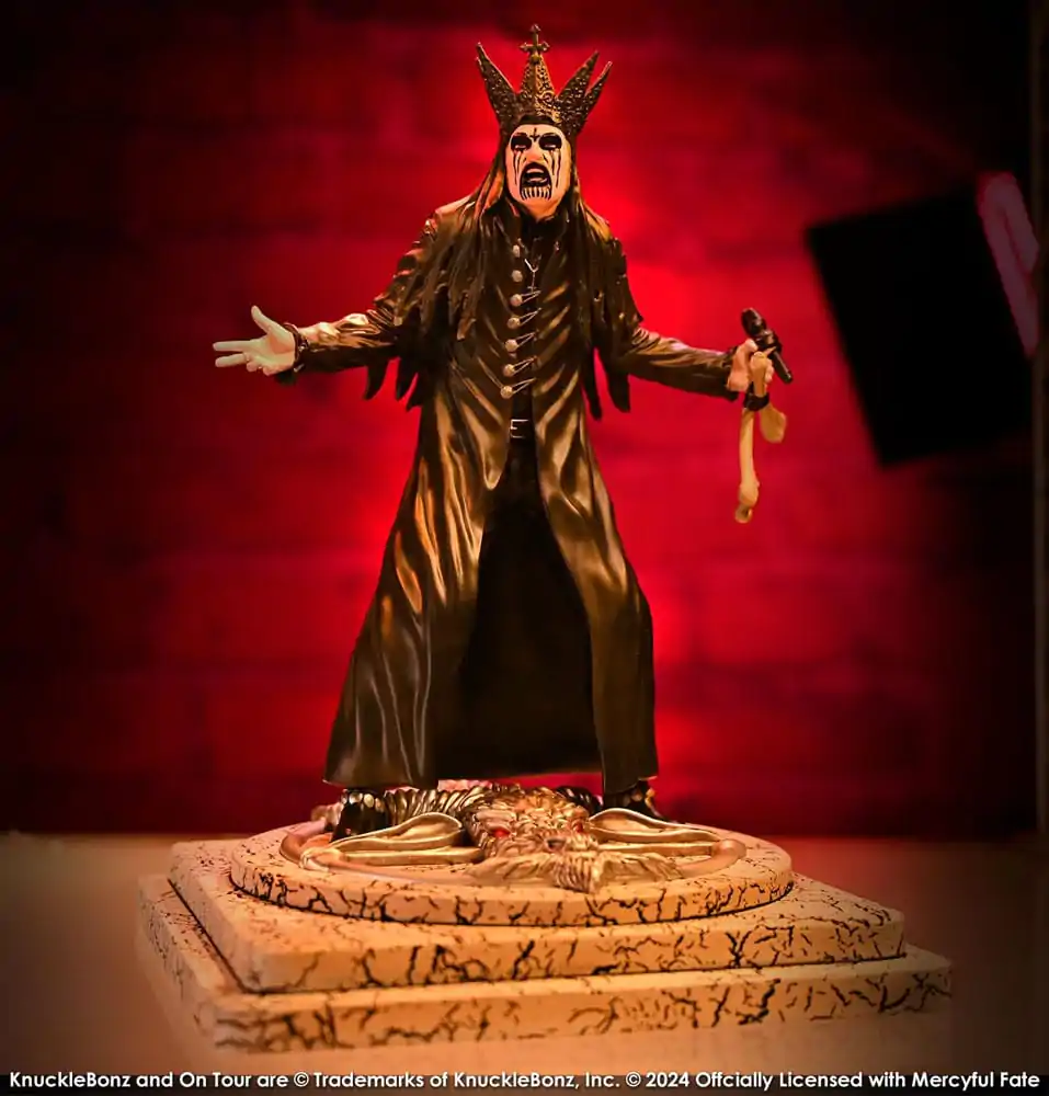 Mercyful Fate Rock Iconz Statue King Diamond III (Black Version) 22 cm soška fotografii produktu