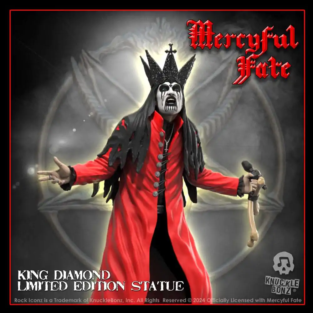 Mercyful Fate Rock Iconz Socha King Diamond III (Red Version) 22 cm fotografii produktu