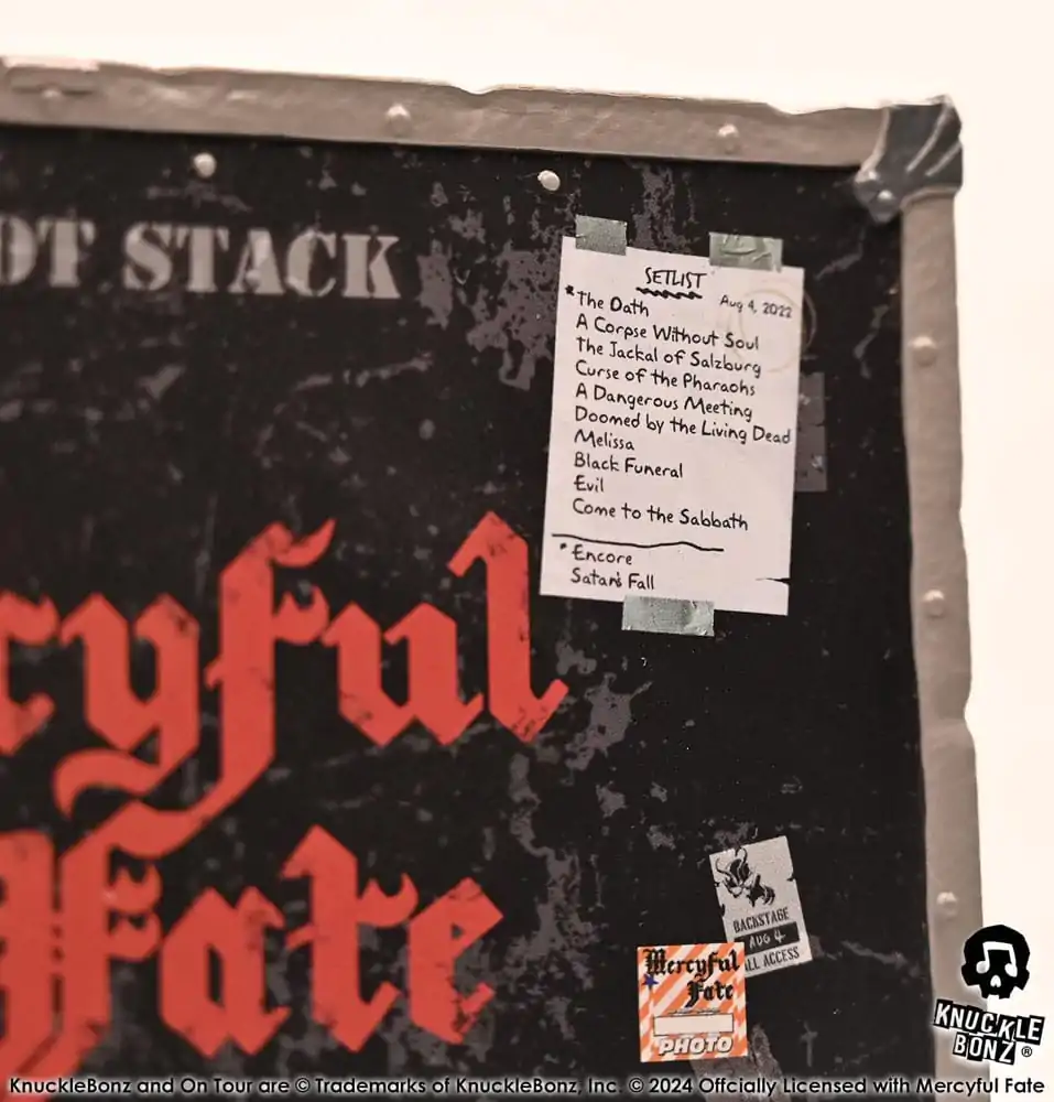 Mercyful Fate Rock Ikonz On Tour Road Case Socha & Sada pódiové masky World Tour fotografii produktu