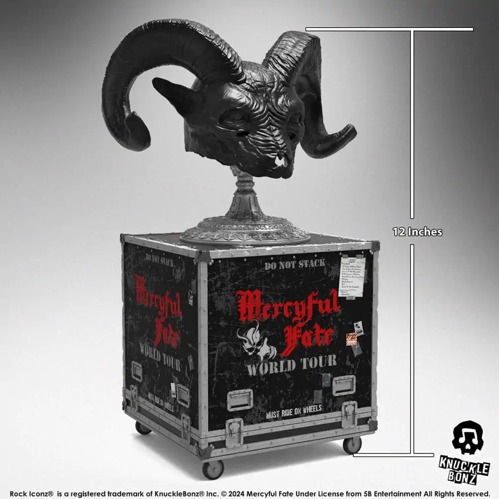 Mercyful Fate Rock Ikonz On Tour Road Case Socha & Sada pódiové masky World Tour fotografii produktu