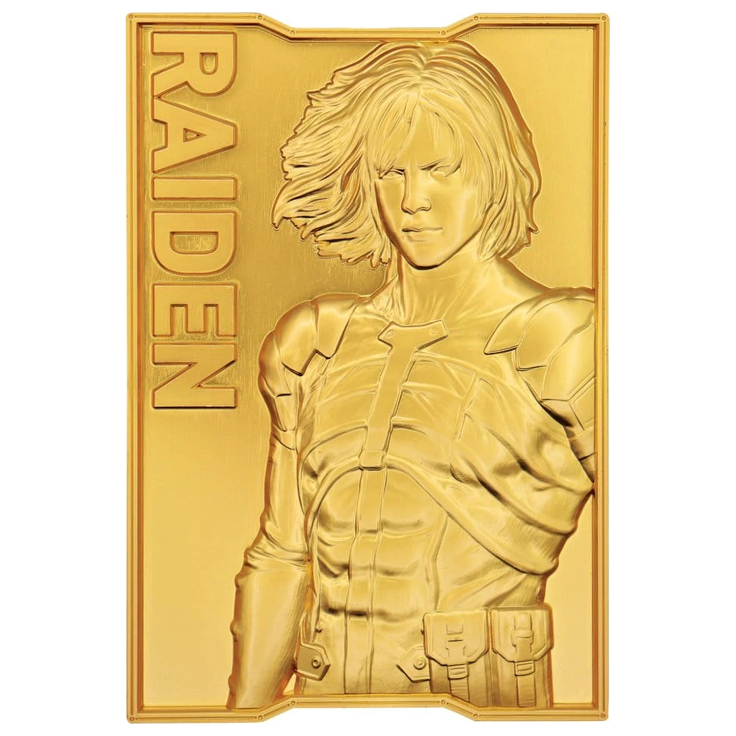 Metal Gear Solid 2 Ingot Raiden 24k pozlacená limitovaná edice fotografii produktu