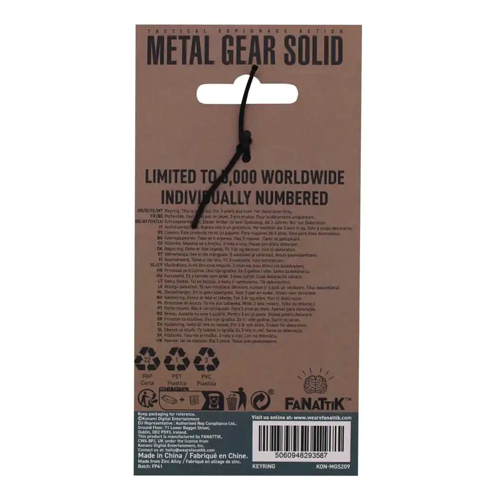 Metal Gear Solid 2 klíčenka Limited Edition fotografii produktu