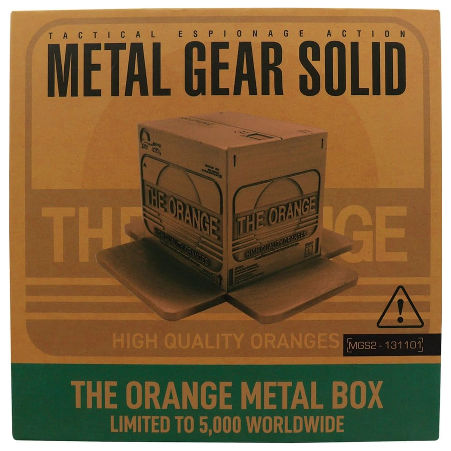 Metal Gear Solid 2 Replika Kartonová krabice Starožitná zlatá fotografii produktu