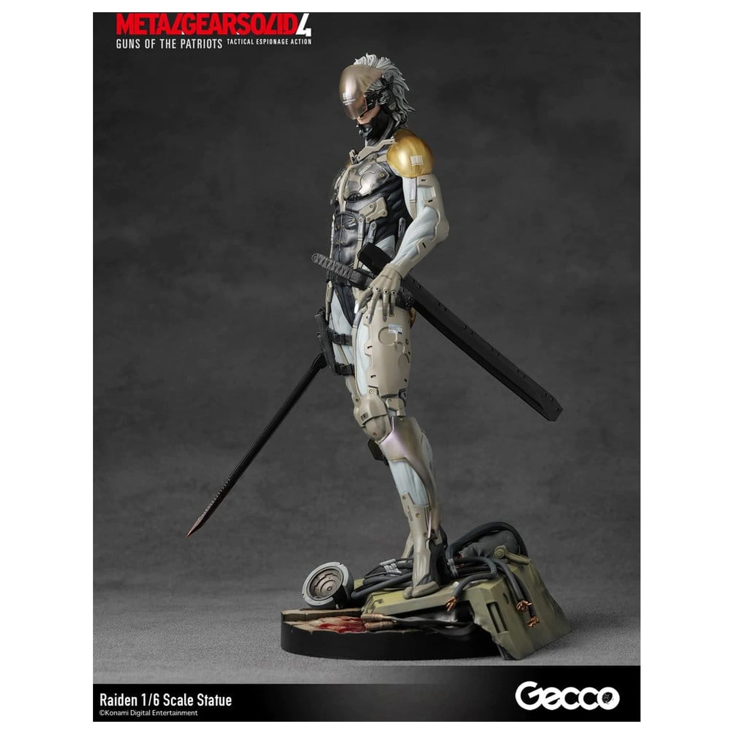 Metal Gear Solid 4 Guns of the Patriots Socha 1/6 Raiden 32 cm fotografii produktu