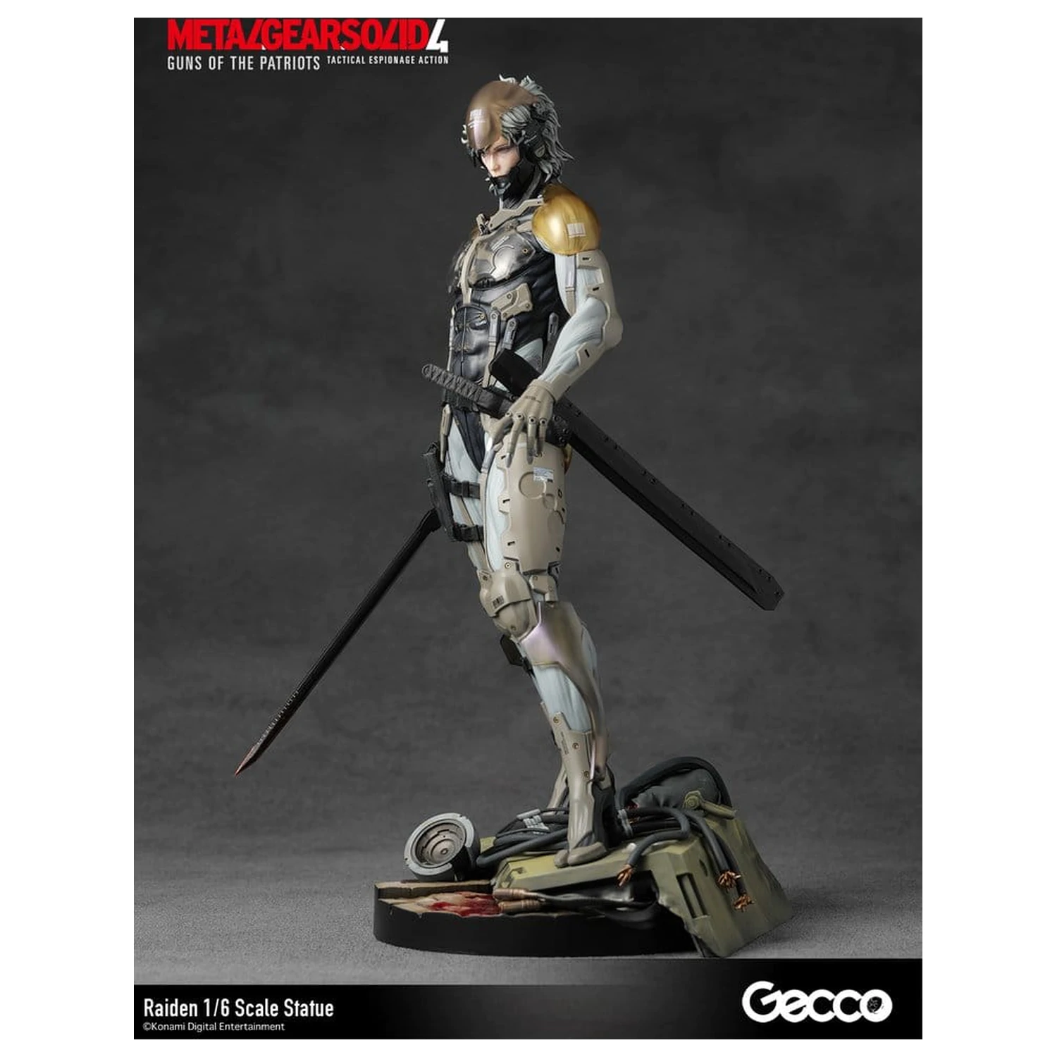Metal Gear Solid 4 Guns of the Patriots Socha 1/6 Raiden 32 cm fotografii produktu