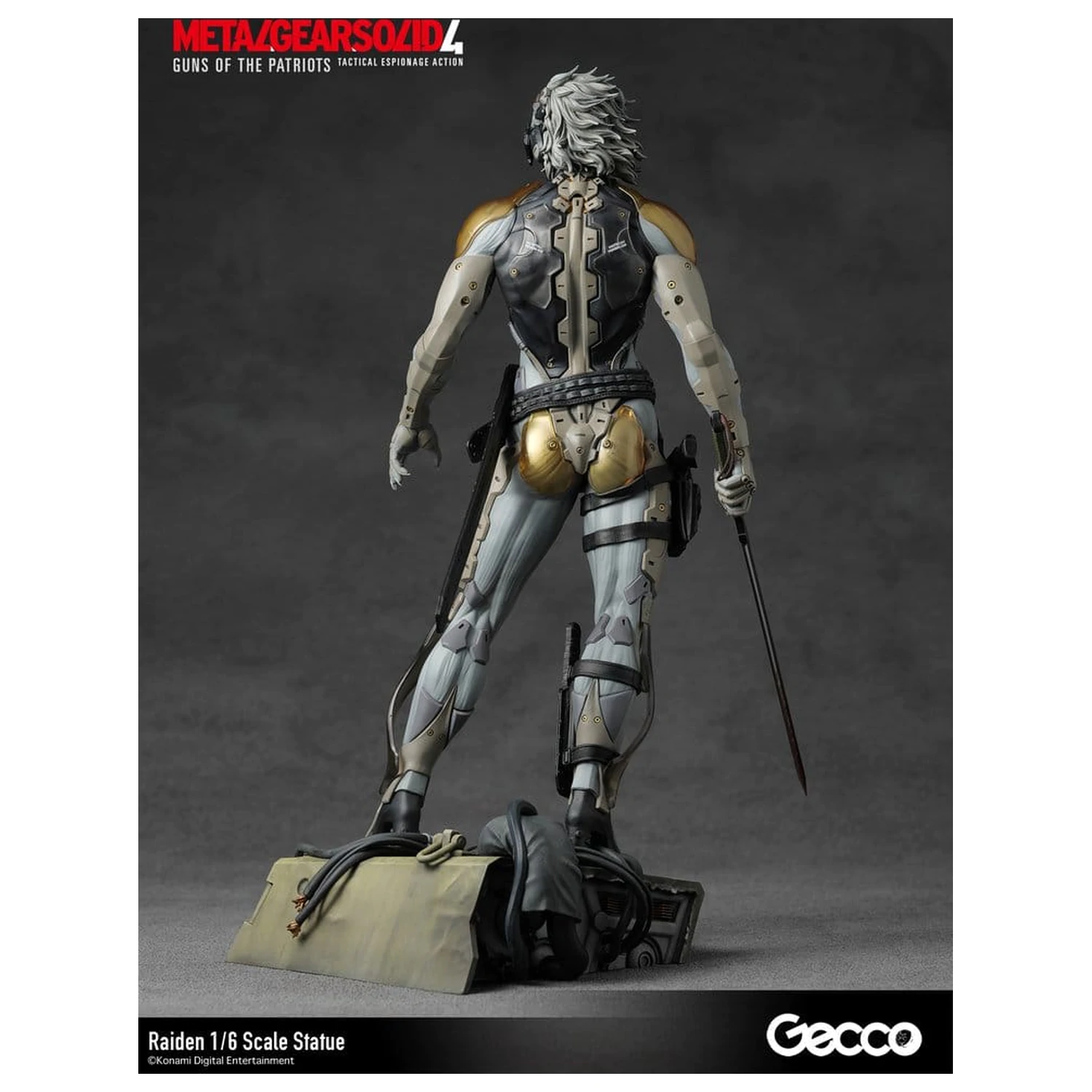 Metal Gear Solid 4 Guns of the Patriots Socha 1/6 Raiden 32 cm fotografii produktu