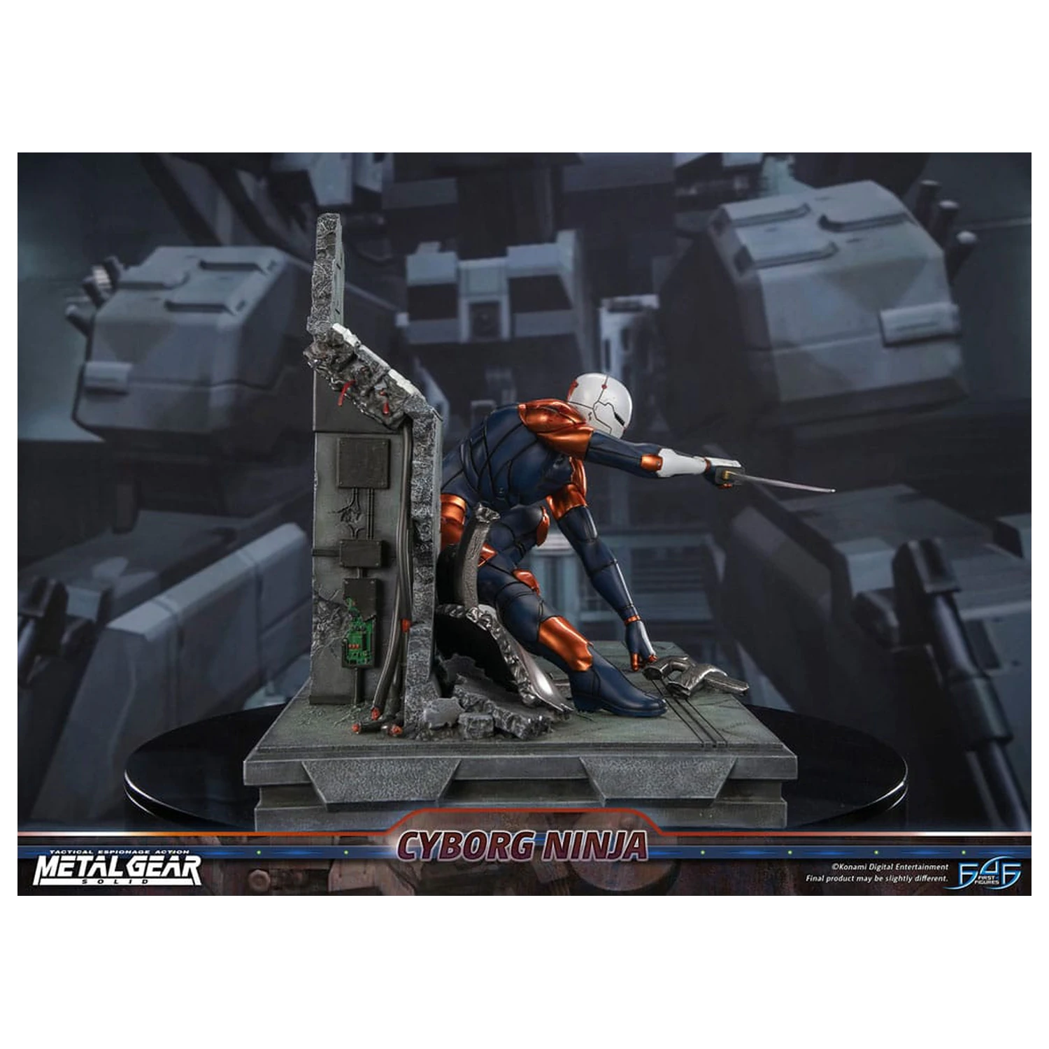 Metal Gear Solid Socha Cyborg Ninja (Gray Fox) 41 cm fotografii produktu